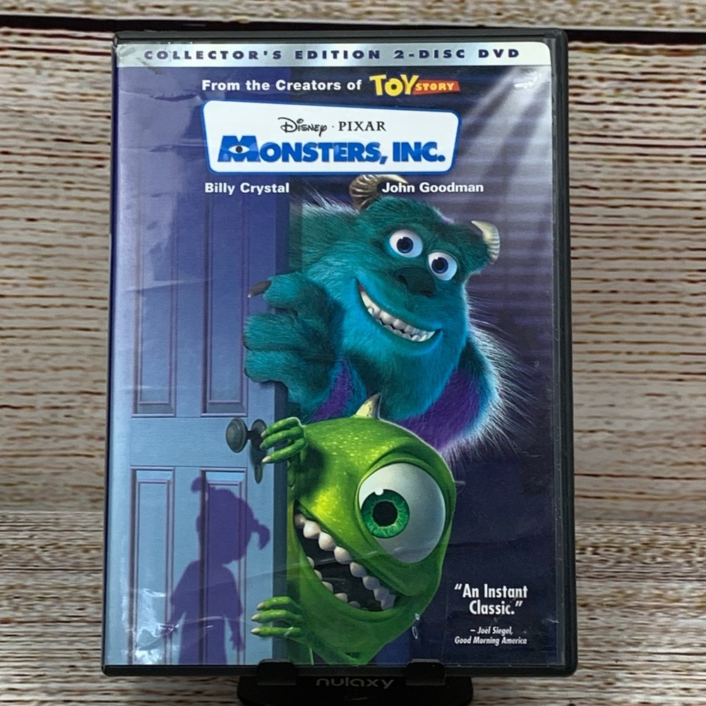 Disney Pixar Monsters Inc Collector's Edition 2 Disc DVD Movie Film
